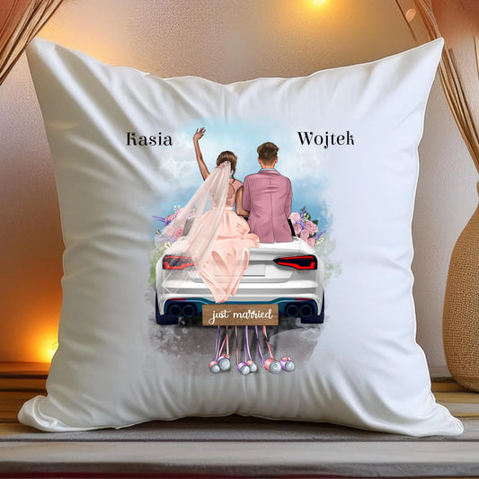 Poduszka personalizowana dla par - ślub #79