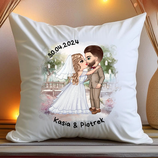 Poduszka personalizowana dla pary - ślub #84