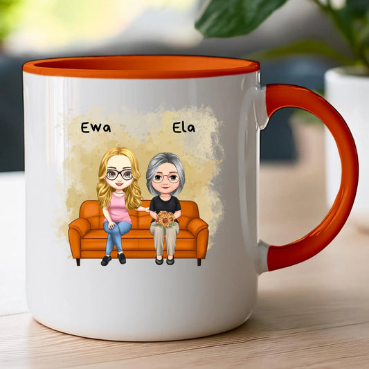 Kubek personalizowany dla mamy i córki #314