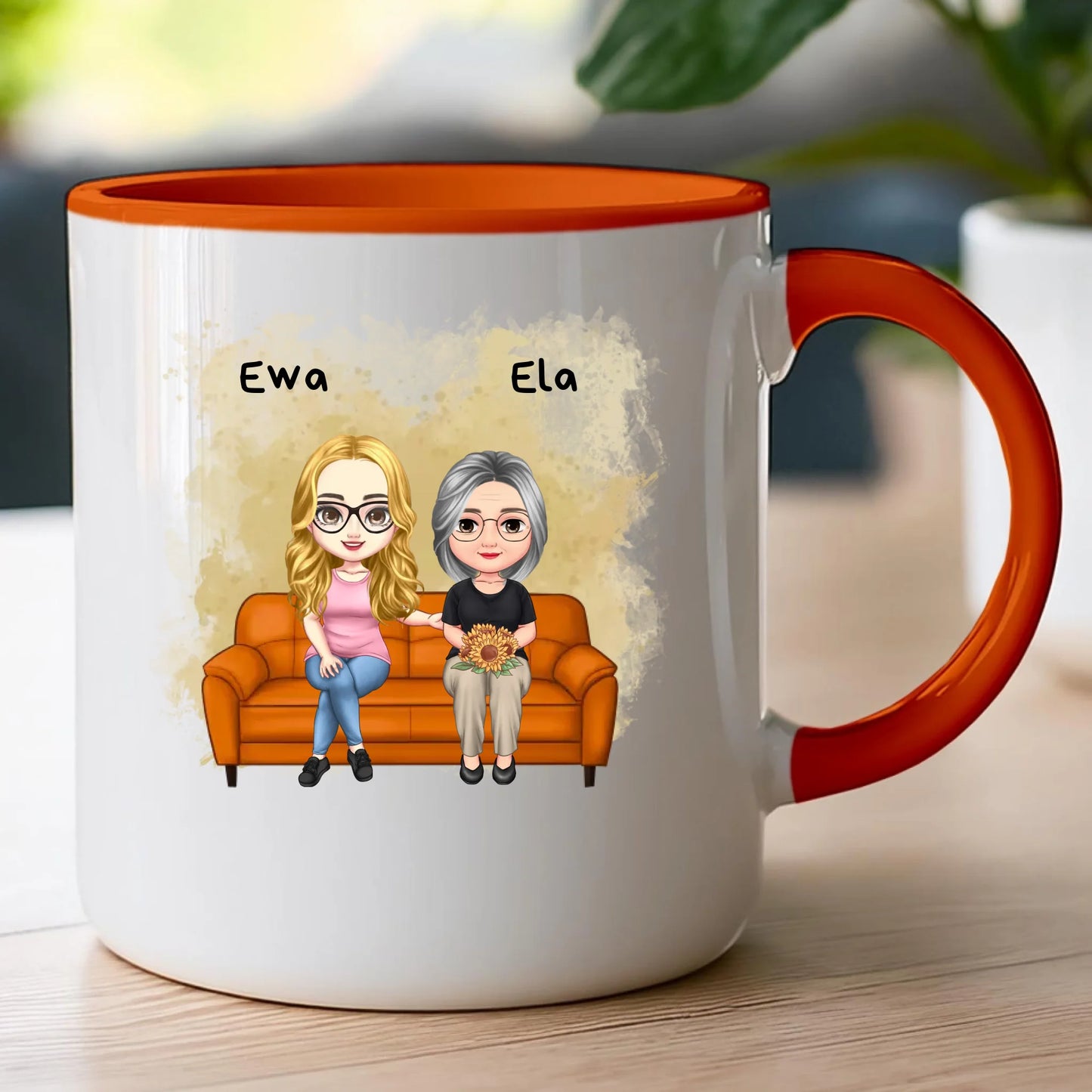 Kubek personalizowany dla mamy i córki #314