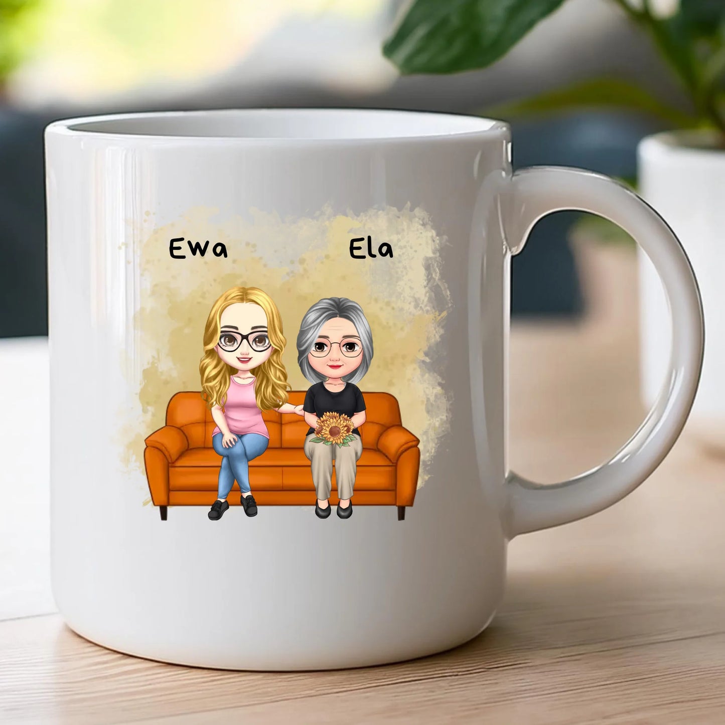 Kubek personalizowany dla mamy i córki #314