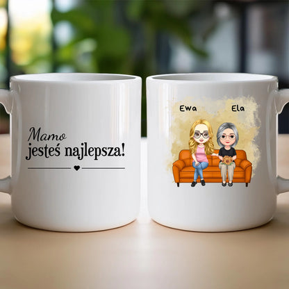 Kubek personalizowany dla mamy i córki #314