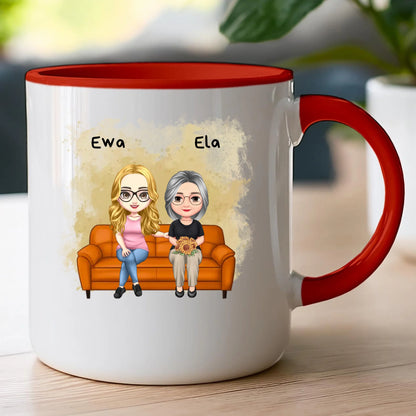 Kubek personalizowany dla mamy i córki #314