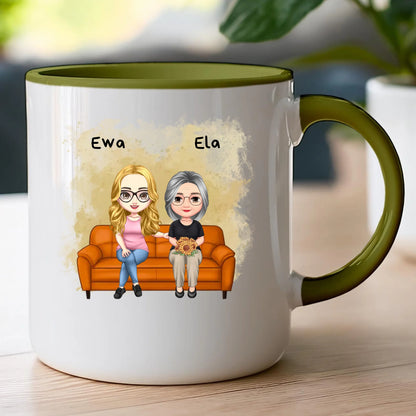Kubek personalizowany dla mamy i córki #314