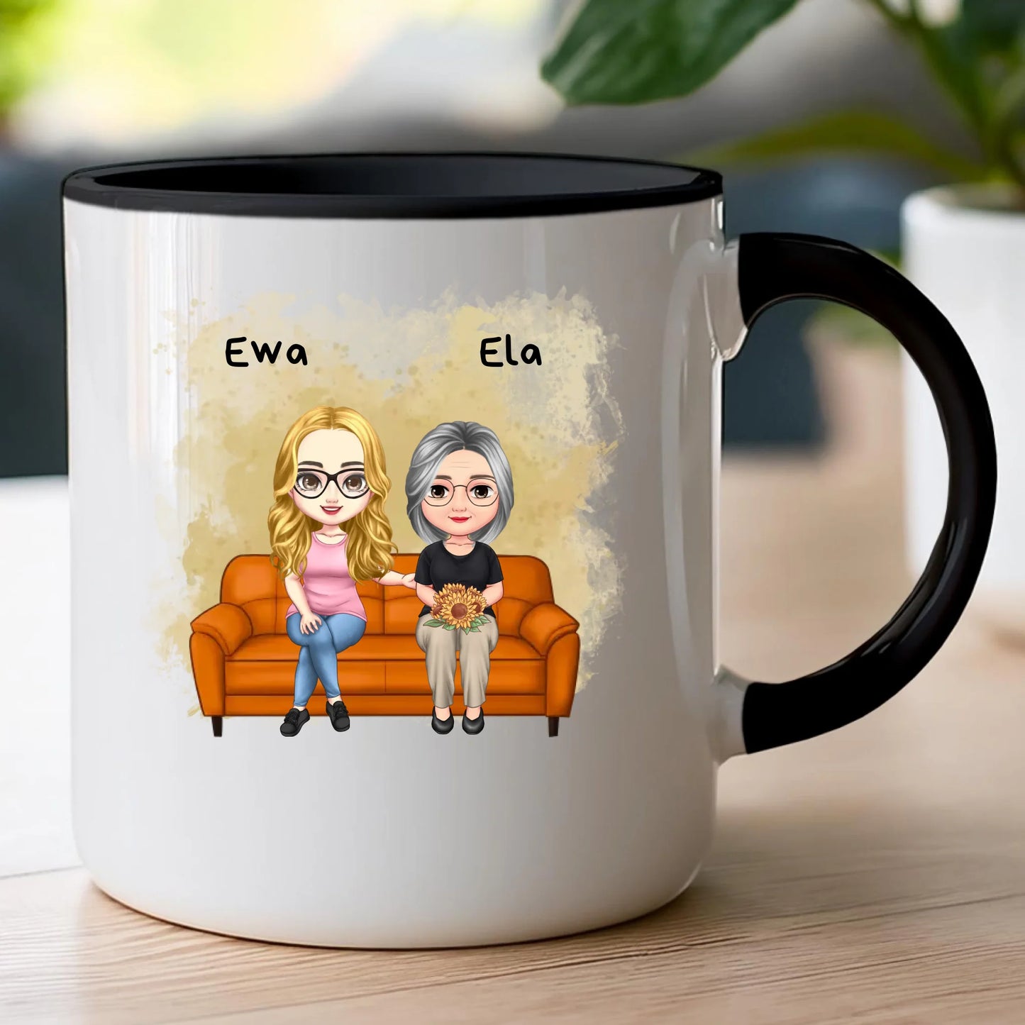 Kubek personalizowany dla mamy i córki #314