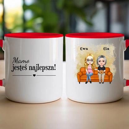 Kubek personalizowany dla mamy i córki #314