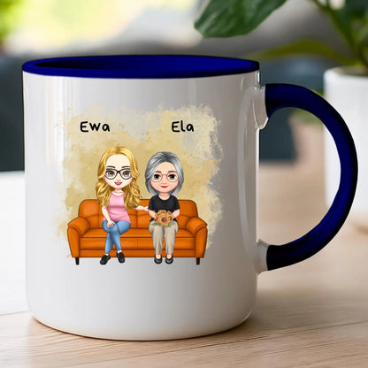 Kubek personalizowany dla mamy i córki #314