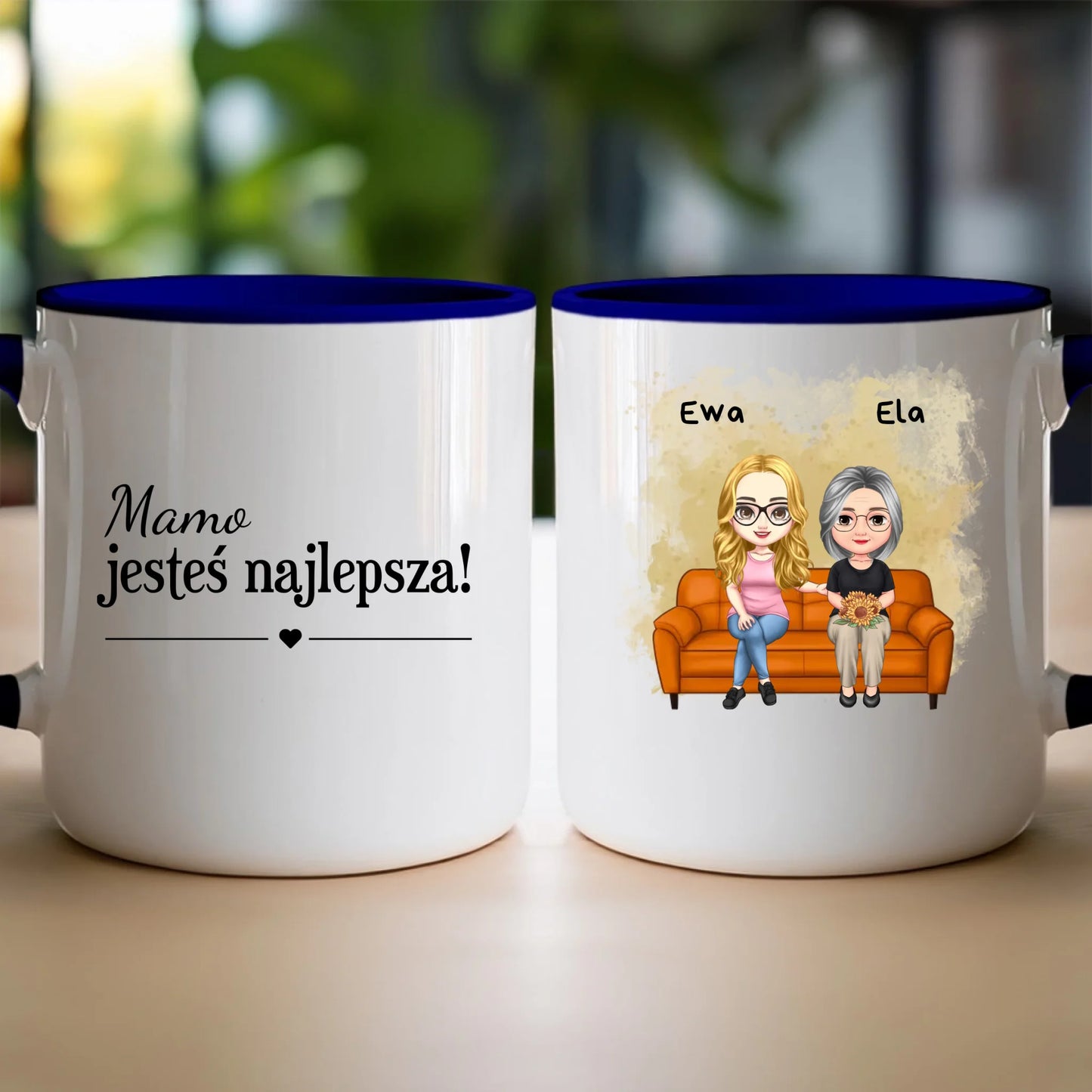 Kubek personalizowany dla mamy i córki #314