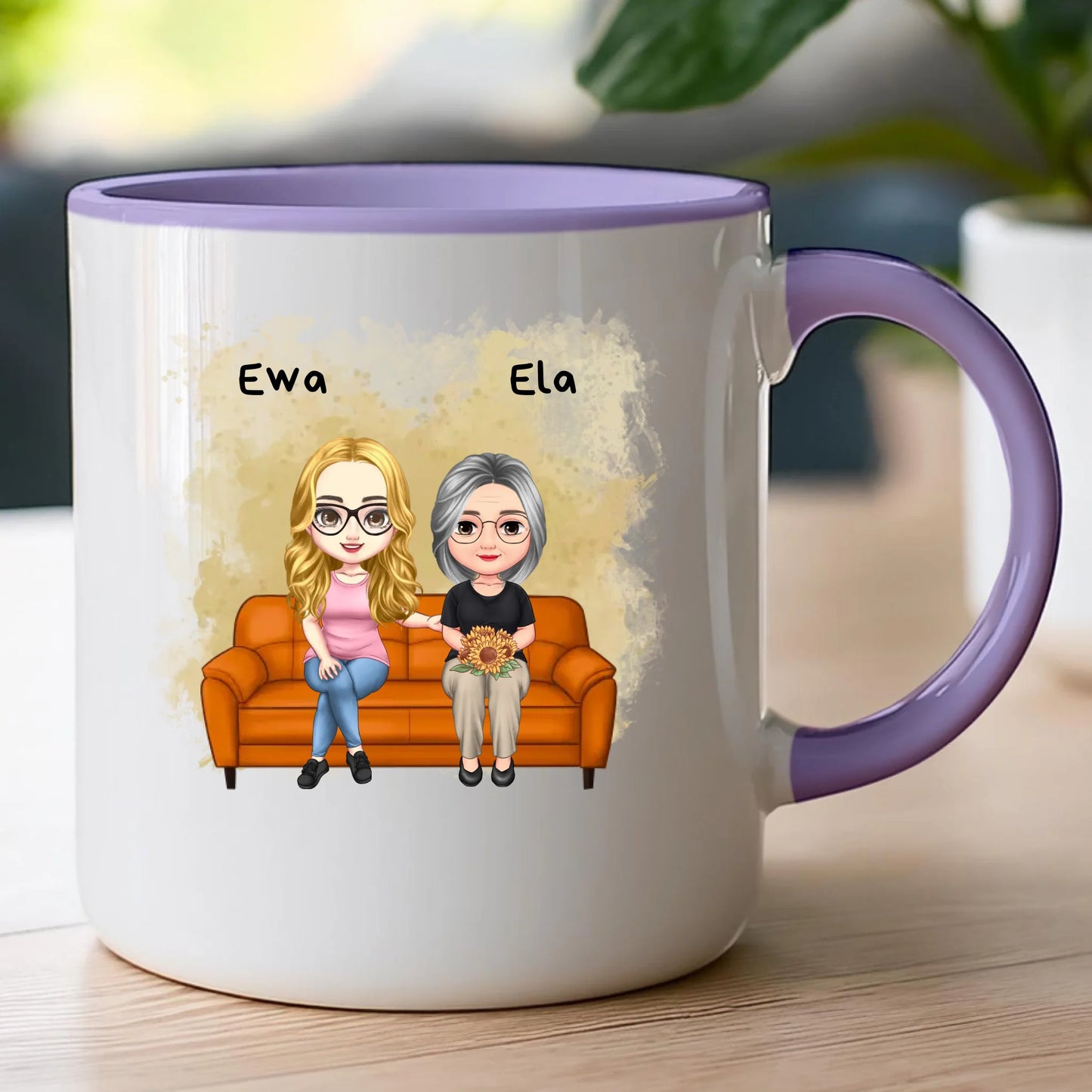 Kubek personalizowany dla mamy i córki #314