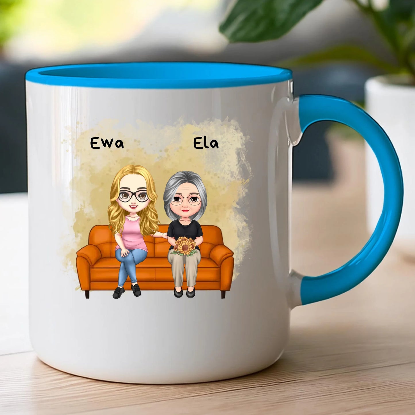Kubek personalizowany dla mamy i córki #314