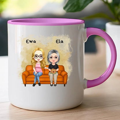 Kubek personalizowany dla mamy i córki #314