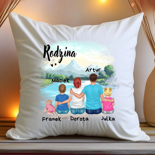Poduszka personalizowana dla rodziny #900