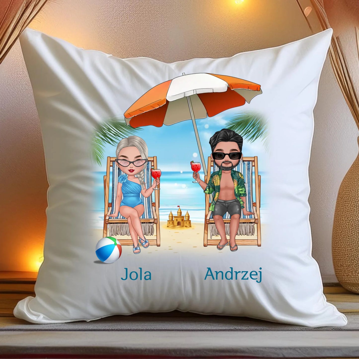 Poduszka personalizowana dla par #68