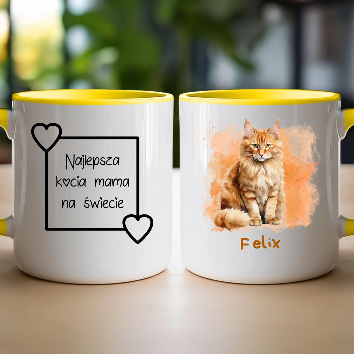 Kubek personalizowany z kotem #1000