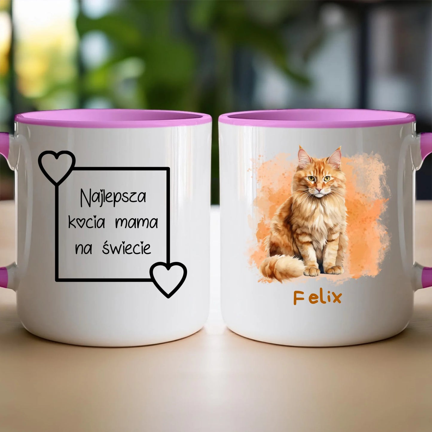 Kubek personalizowany z kotem #1000