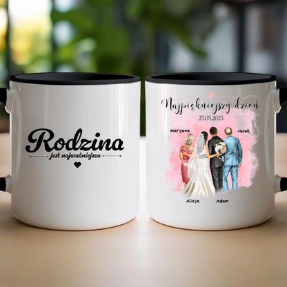 Kubek personalizowany dla rodziny - ślub #837