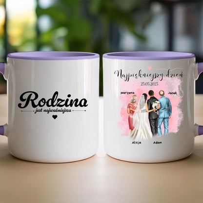 Kubek personalizowany dla rodziny - ślub #837