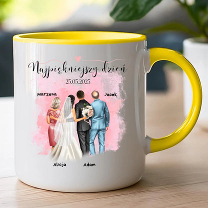 Kubek personalizowany dla rodziny - ślub #837