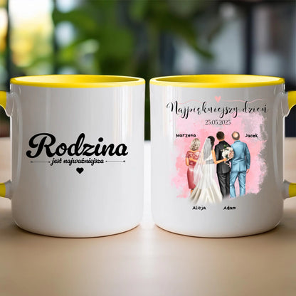 Kubek personalizowany dla rodziny - ślub #837