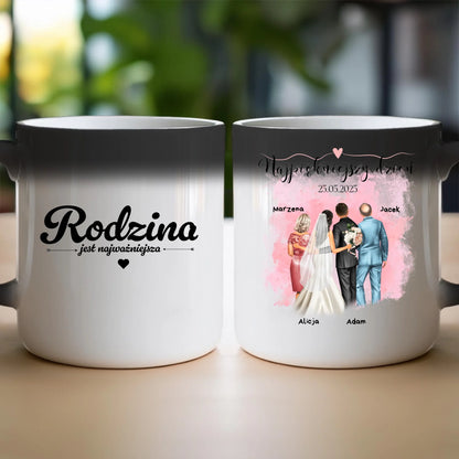 Kubek personalizowany dla rodziny - ślub #837