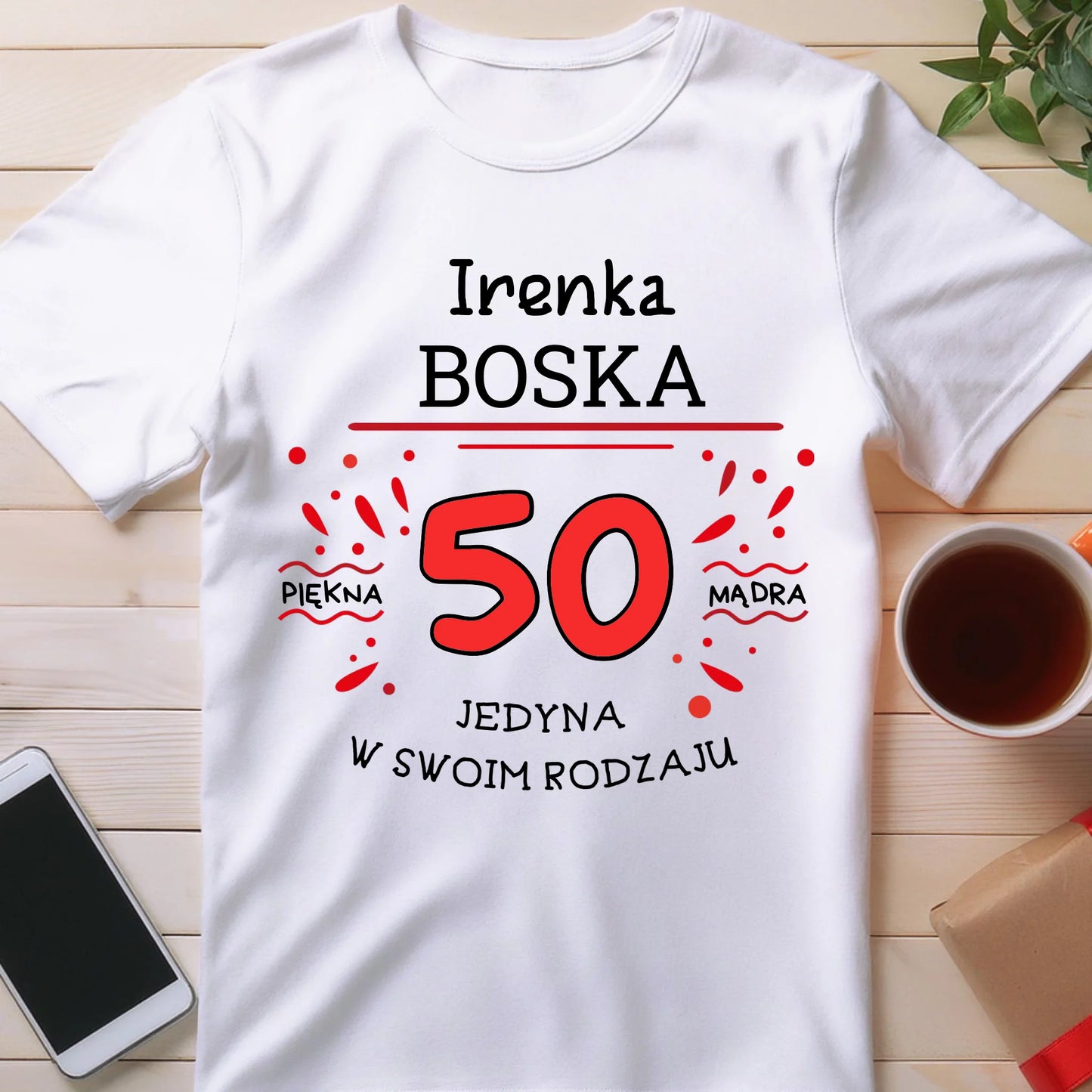 Koszulka personalizowana na urodziny #5000