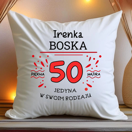 Poduszka personalizowana na urodziny #5000