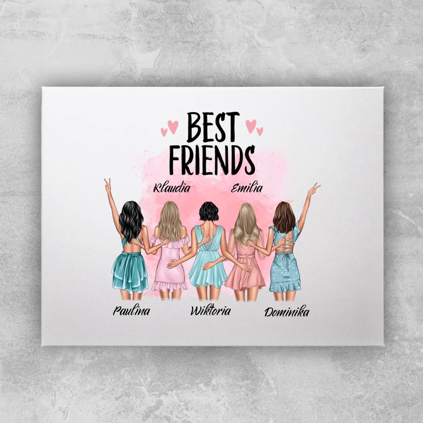 Obraz personalizowany dla przyjaciółek #156