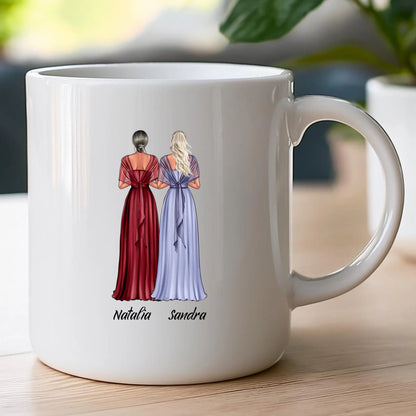 Kubek personalizowany dla przyjaciółek - ślub #174