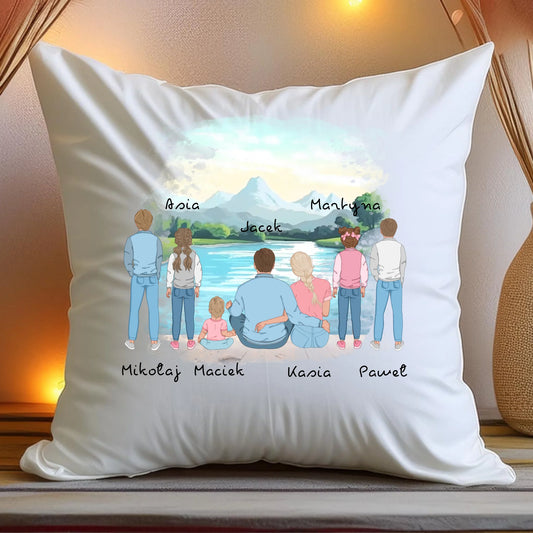 Poduszka personalizowana dla rodziny #832
