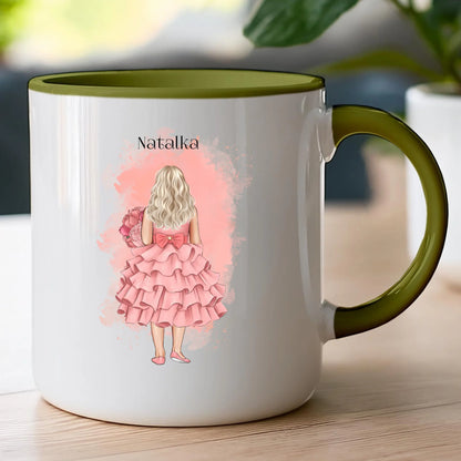 Kubek personalizowany dla dziewczynki #100