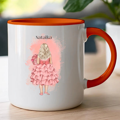 Kubek personalizowany dla dziewczynki #100