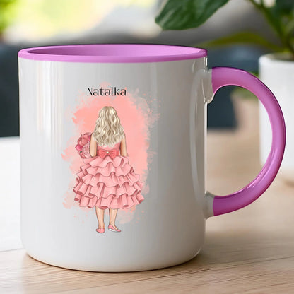 Kubek personalizowany dla dziewczynki #100