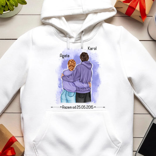 Bluza personalizowana dla par #67