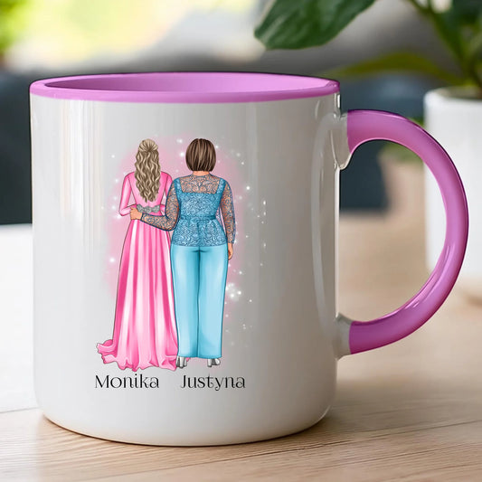 Kubek personalizowany dla mamy i córki #309