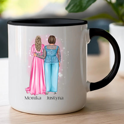 Kubek personalizowany dla mamy i córki #309