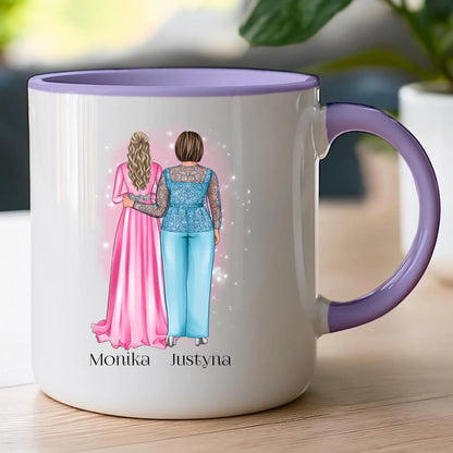 Kubek personalizowany dla mamy i córki #309