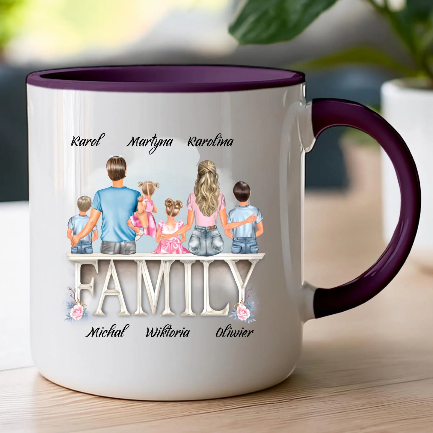 Kubek personalizowany dla rodziny #829