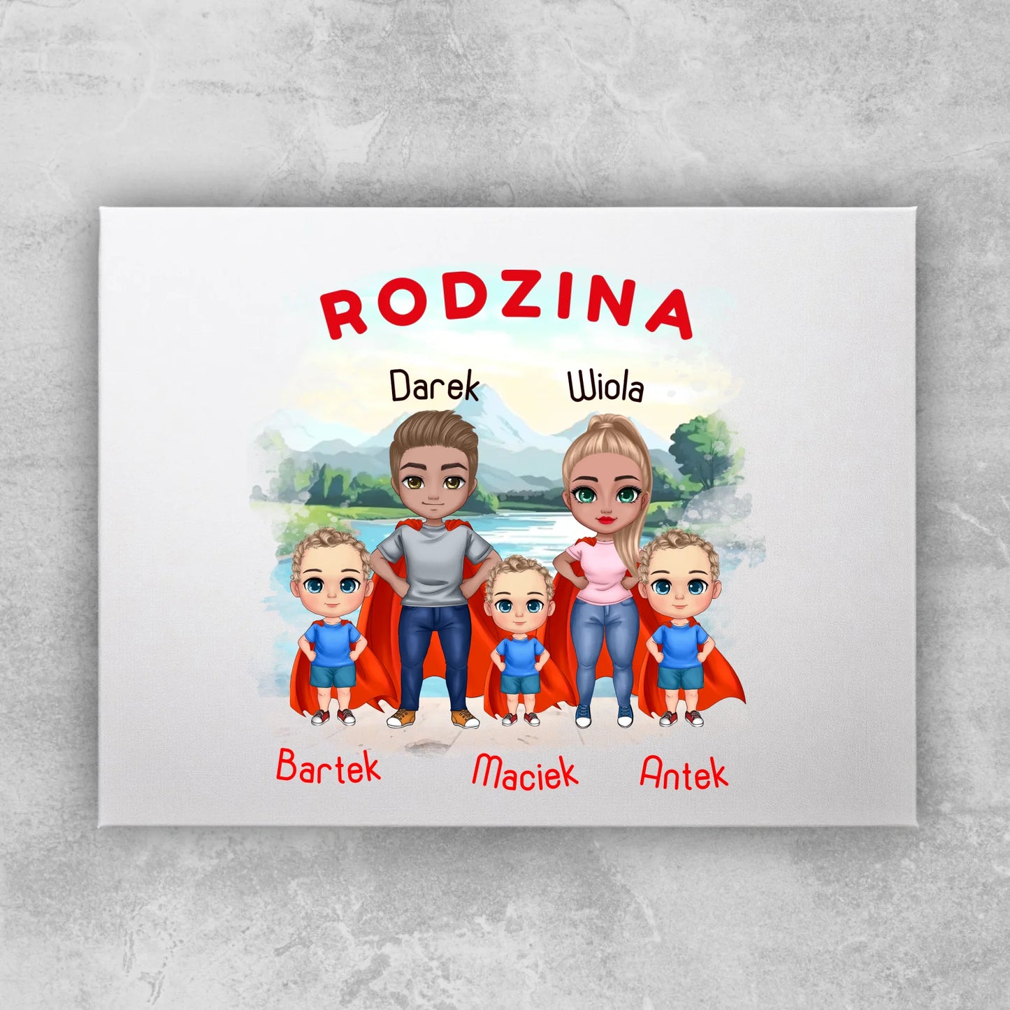 Obraz personalizowany dla rodziny #828