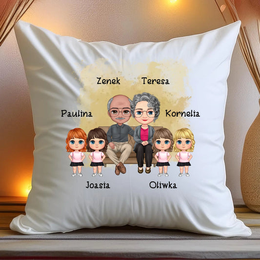 Poduszka personalizowana dla babci i dziadka #607