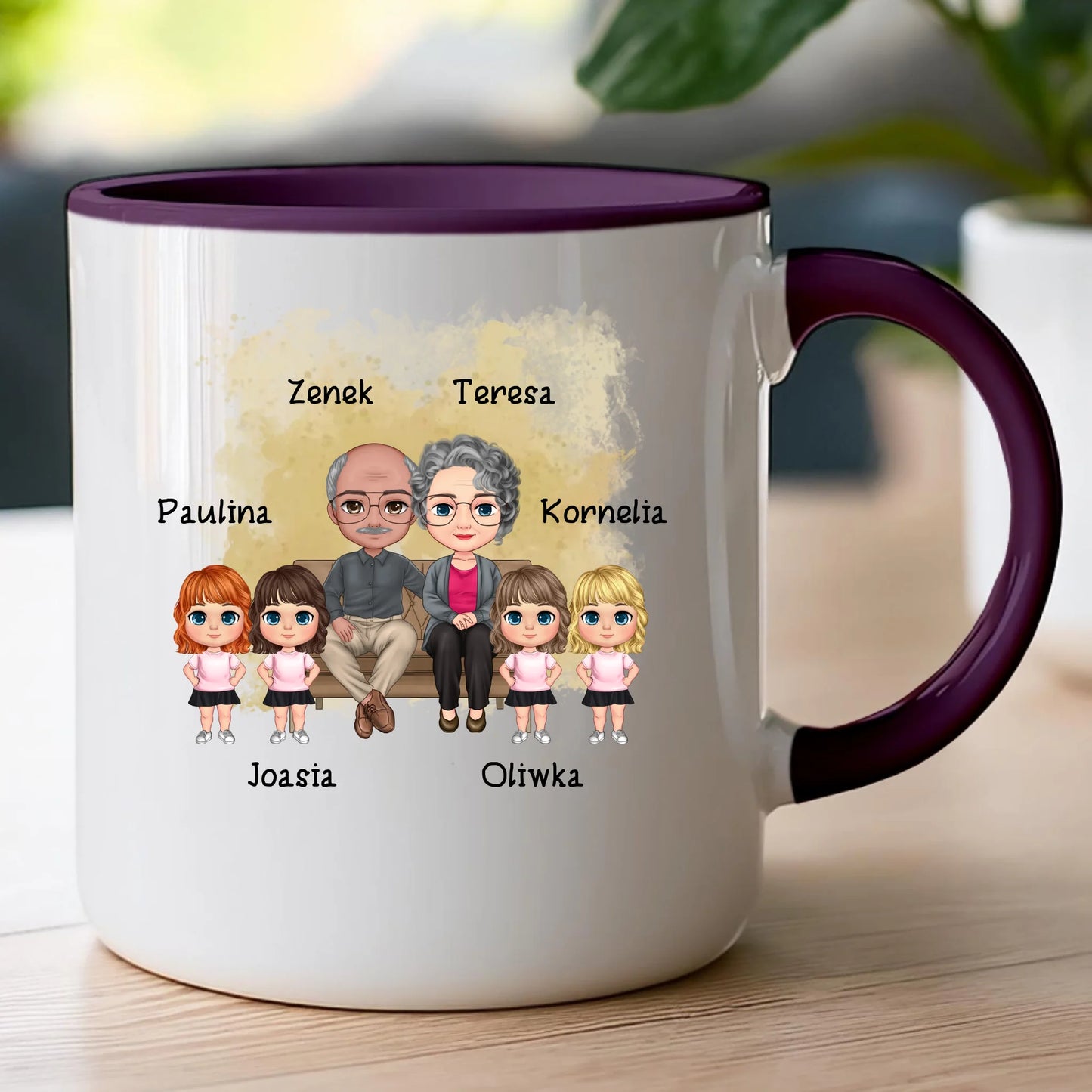Kubek personalizowany dla babci i dziadka #607