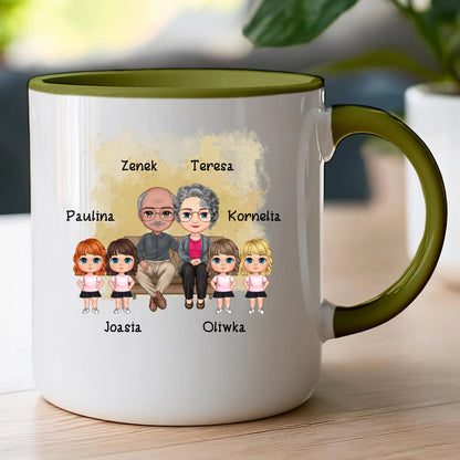 Kubek personalizowany dla babci i dziadka #607