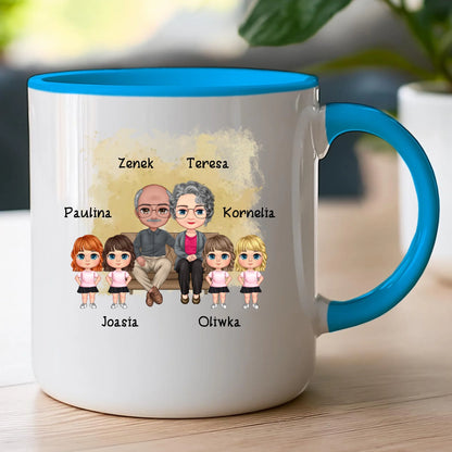 Kubek personalizowany dla babci i dziadka #607