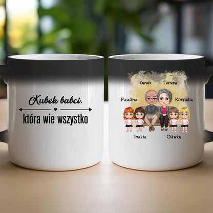 Kubek personalizowany dla babci i dziadka #607