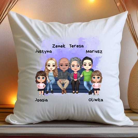 Poduszka personalizowana dla rodziny #827