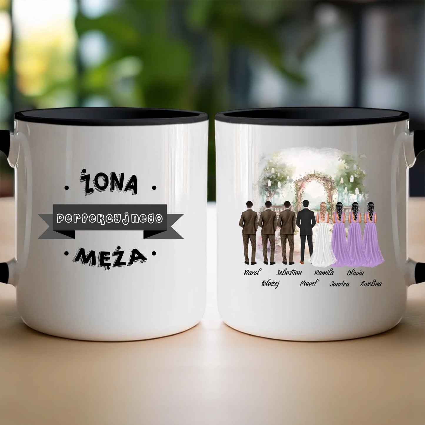Kubek personalizowany dla przyjaciół - ślub #357
