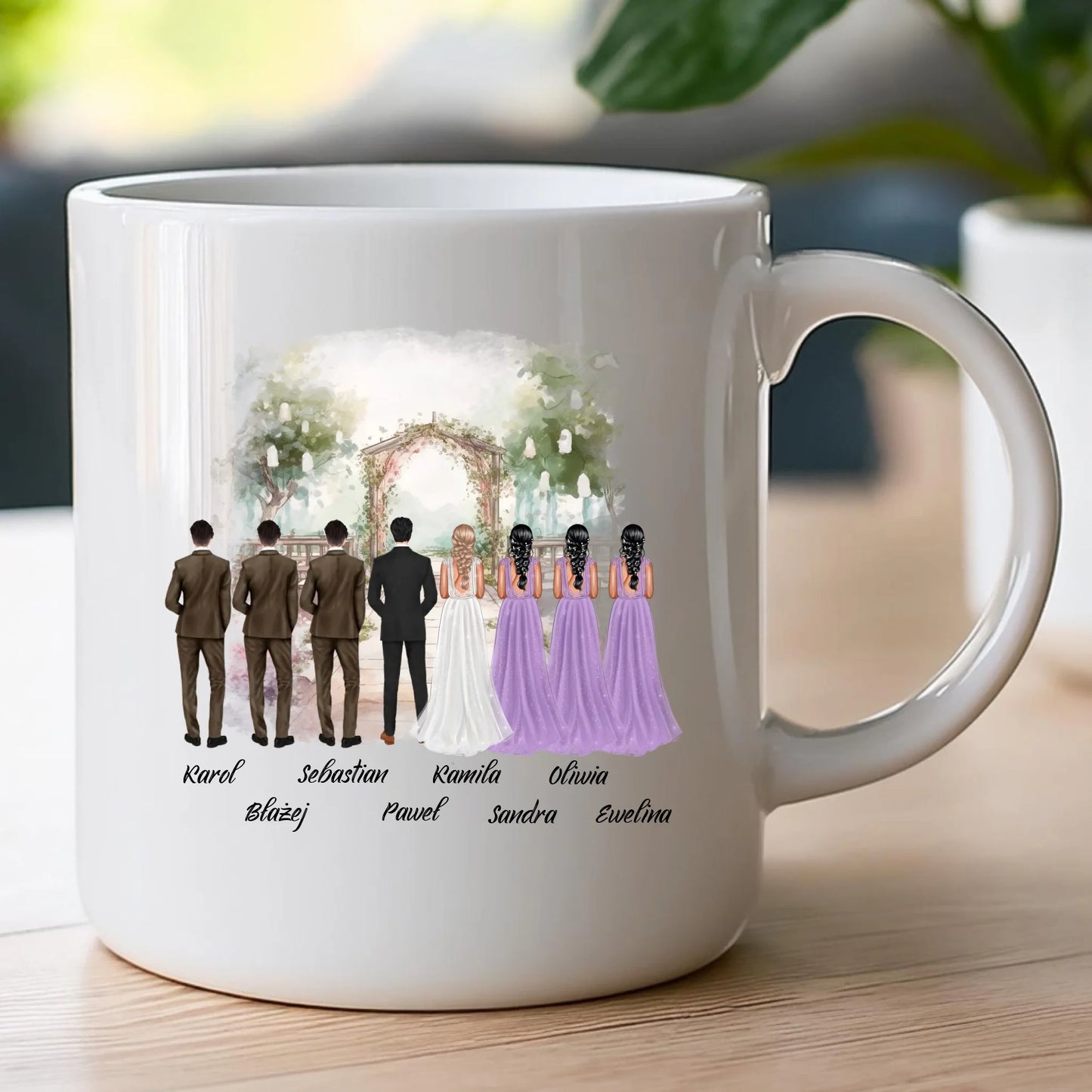 Kubek personalizowany dla przyjaciół - ślub #357