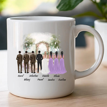Kubek personalizowany dla przyjaciół - ślub #357