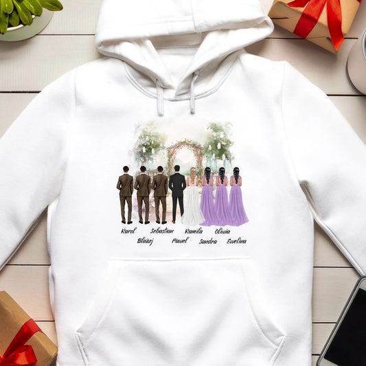 Bluza personalizowana dla przyjaciół - ślub #357