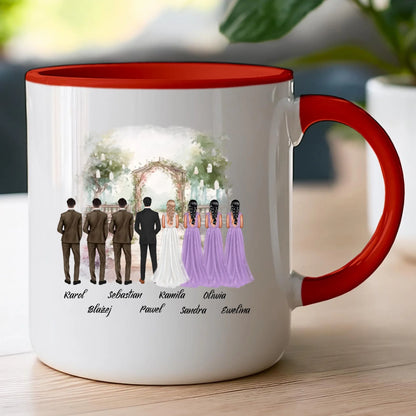 Kubek personalizowany dla przyjaciół - ślub #357
