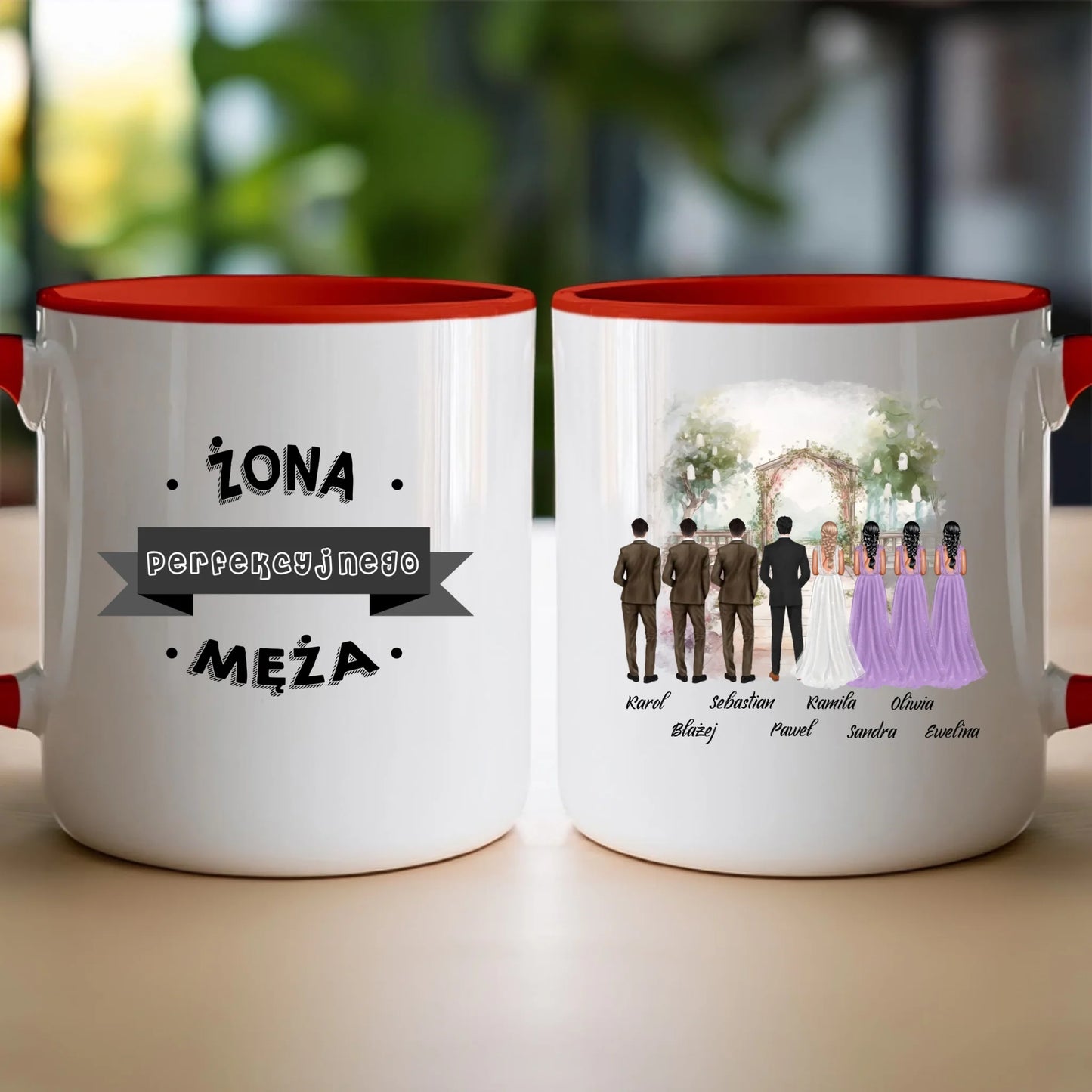 Kubek personalizowany dla przyjaciół - ślub #357
